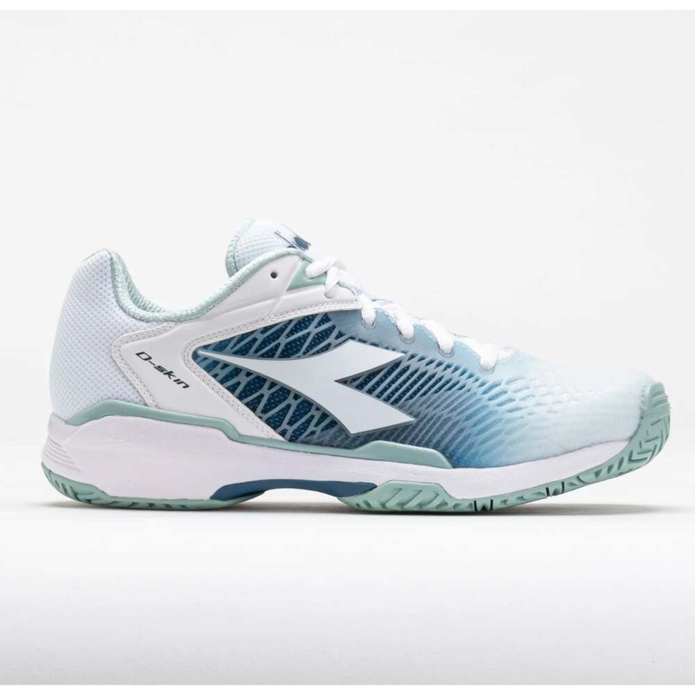Diadora Womens Speed Competition 7+ AG Tennis Shoes Size 10 EU 41 Blue White NWT - Picture 2 of 14